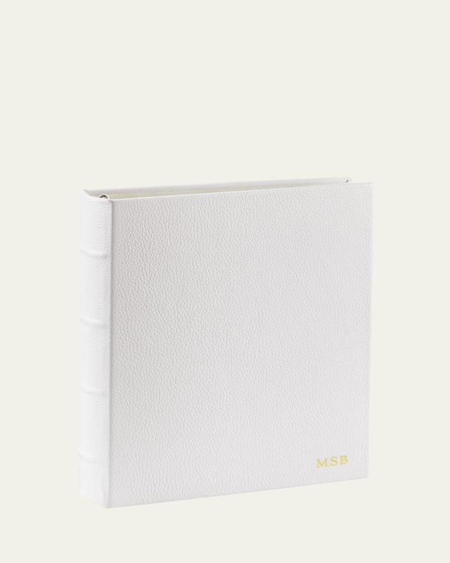 Large Clear Pocket Leather Photo Album
